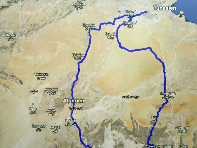 Zum 40er von WÜSTENFAHRER: Grosse Algerien-Rundfahrt